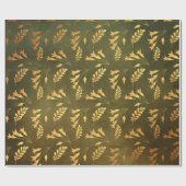 Papier Cadeau Thankesgiving Gold Foil (Plat)