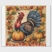 Papier cadeau Thanksgiving (Plat)
