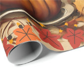 Papier cadeau Thanksgiving (Coin rond)