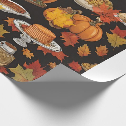 Papier cadeau Thanksgiving (Coin)