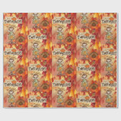 Papier cadeau Thanksgiving (Plat)