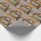 Papier Cadeau Thanksgiving Collection d'automne tendance (Coin)