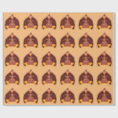 Papier Cadeau Thanksgiving Turkey Thunder Cove (Plat)
