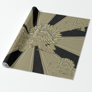 Papier Cadeau Thanksgiving Turquie sculpté -