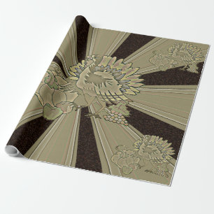 Papier Cadeau Thanksgiving Turquie sculpté -