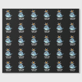 Papier Cadeau Thar She Bowles Funny Whale Bowling Pun Dark BG (Plat)