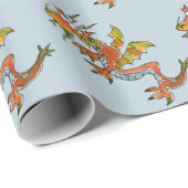 Papier Cadeau Thar soit des dragons (Coin rond)