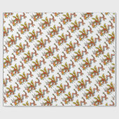 Papier Cadeau Thare Be Dragons (Plat)