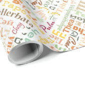 Papier Cadeau Thé (Coin rond)