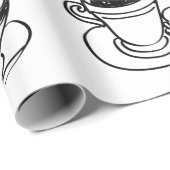 Papier Cadeau Thé (Coin rond)