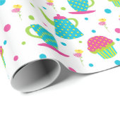 Papier Cadeau Thé (Coin rond)