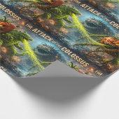 Papier Cadeau The attack of the Colossus mutant veggie bulk mat (Coin)