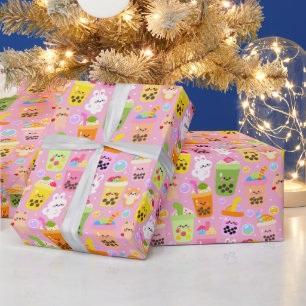 Papier Cadeau Thé aux bulles (SVP LISEZ CI-DESSOUS)