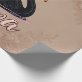 Papier Cadeau The black swan, queen of the water.  (Coin)