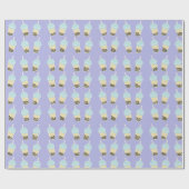 Papier Cadeau Thé Boba Lavender (Plat)