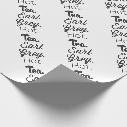 Papier Cadeau Thé - chaud gris de comte (Coin)