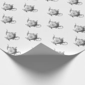 Papier Cadeau Thé de fête de Noël (Coin)