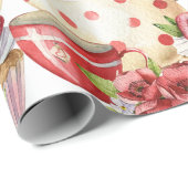 Papier Cadeau Thé de l'après-midi (Coin rond)