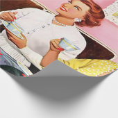 Papier Cadeau Thé de l'après-midi 1950 (Coin)