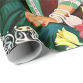 Papier Cadeau Thé de l'après-midi 1950 (Coin rond)