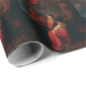 Papier Cadeau The Flight into Egypt by Abraham Bloemaert  (Coin rond)