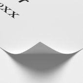 Papier Cadeau The Master boss name est year date man king title (Coin)