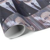 Papier Cadeau The Mobster Painting by Alfred Fox (Coin rond)