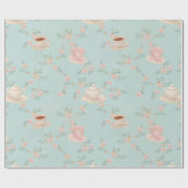 Papier Cadeau Thé Party Shabby Chic (Plat)