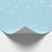 Papier Cadeau the perfect blue Christmas wrapping paper (Coin)