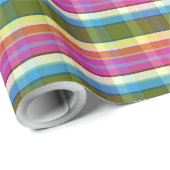 Papier Cadeau Thé Temps Plaid TFT (Coin rond)