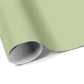 Papier Cadeau Thé vert clair Matcha (Coin rond)
