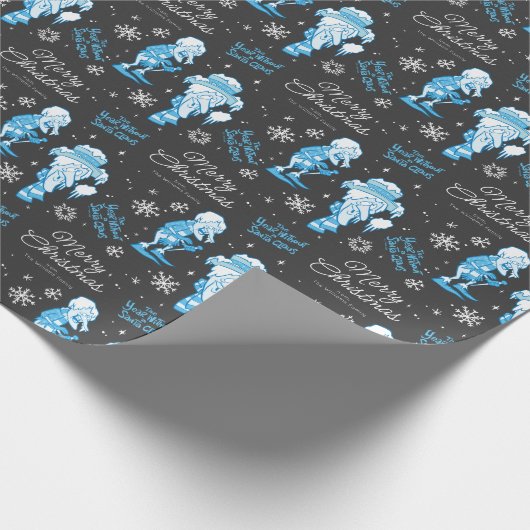 Papier Cadeau THE YEAR WITHOUT A SANTA CLAUS™ Snow Miser Pattern (Coin)