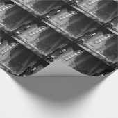 Papier Cadeau Théâtre de Vogue la nuit avec projecteurs (Coin)