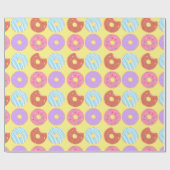 Papier Cadeau Thème alimentaire de fête d'anniversaire esthétiqu (Plat)