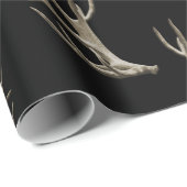 Papier Cadeau Thème Chasseur Cerf Antlers Enveloppe Cadeau (Coin rond)