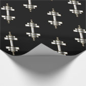 Papier Cadeau Thème chic de formation de forme physique (Coin)