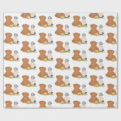 Papier Cadeau Thème De Baseball Lil' Slugger (Plat)