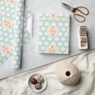 Papier Cadeau Thème de la fête de la plage côtière
