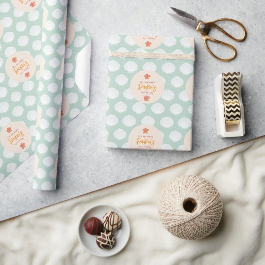 Papier Cadeau Thème de la fête de la plage côtière (Artisanat)