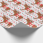 Papier Cadeau Thème de la fête du Canada (Coin)