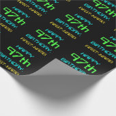 Papier Cadeau Thème de l'informatique numérique amusante 97ème a (Coin)