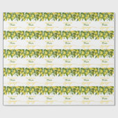 Papier Cadeau Thème de mariage de douche de mariée Main Squeeze  (Plat)