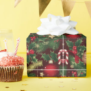 Papier Cadeau Thème de Noël