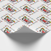 Papier Cadeau Thème de Noël "Cute Pingouin" (Coin)