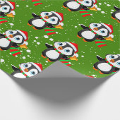 Papier Cadeau Thème de Noël "Funny Pingouin" (Coin)