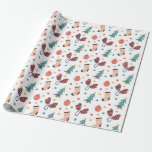 Papier Cadeau Thème de Noël mignon<br><div class="desc">Joli papier d'emballage sur le thème de Noël avec un motif répétitif. La motif intègre une variété d'éléments liés à la saison des fêtes. Il se compose principalement de mitaines et d'arbres de Noël disposés de manière ordonnée. Les chaussettes offrent une vue rapprochée, ce qui suggère le confort et la...</div>