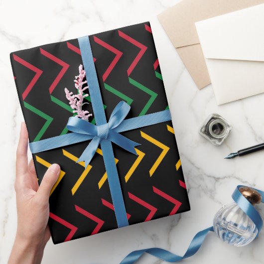 Papier Cadeau Thème du Mois de l'histoire des Noirs (Cadeaux)