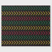 Papier Cadeau Thème du Mois de l'histoire des Noirs (Plat)