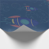 Papier Cadeau Thème Espace (Coin)