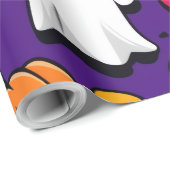 Papier Cadeau Thème Halloween (Coin rond)